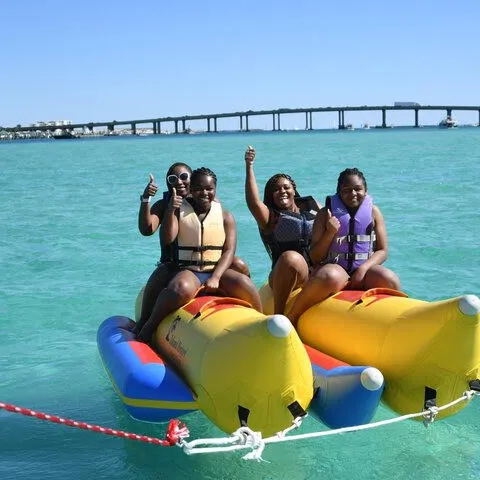 a small boat in a body of water